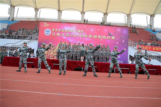 oety歐億2016年軍訓歌詠比賽順利舉行